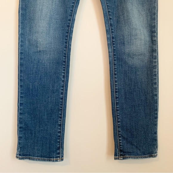 SOLD! J Crew Mens 33 X 32 The Driggs Slim Fit Flex Denim Jeans Medium Wash - Picture 4 of 11